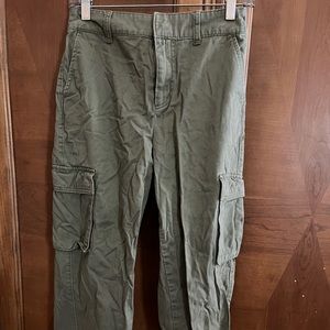 Green Cargo Denim Joggers